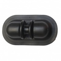 Ролик якорный направляющий черный и серый